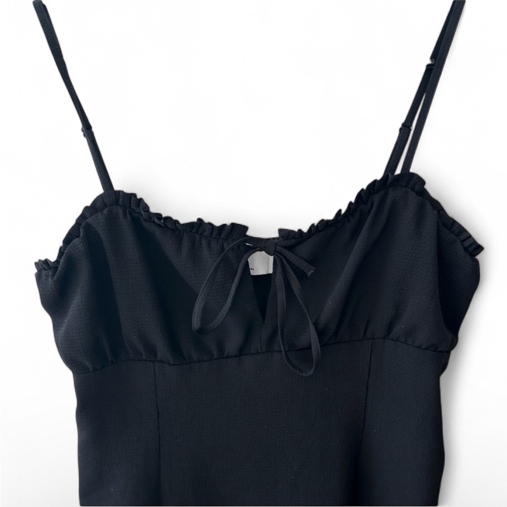 ASOS Classic Black Ruffle Dress - Picture 2 of 4